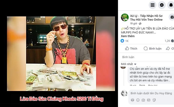 Dịch vụ biến tướng hỗ trợ lừa đảo trên mạng - Ảnh 1.